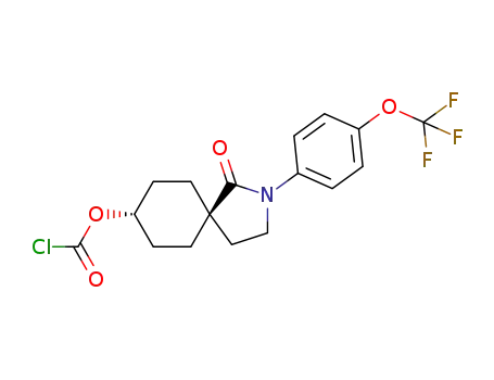 [(5α,8β)-1-oxo-2-(4-(trifluoromethoxy)phenyl)-2-azaspiro[4.5]decan-8-yl]carbonochloridate