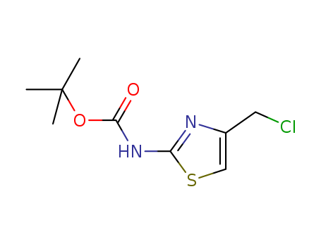 Carbamic acid,N-[4-(chloromethyl)-2-thiazolyl]-, 1,1-dimethylethyl ester