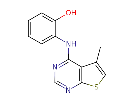 Phenol, 2-[(5-methylthieno[2,3-d]pyrimidin-4-yl)amino]-