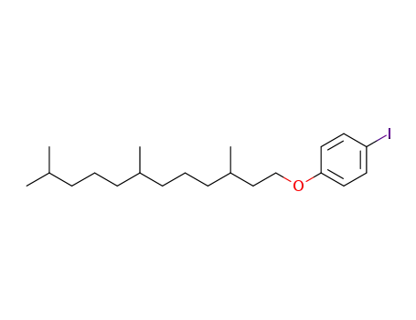 Molecular Structure of 1019205-88-9 (1-iodo-4-(3,7,11-trimethyldodecyloxy)benzene)