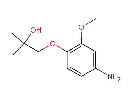 1-(2-methoxy-4-aminophenoxy)-2-methylpropan-2-ol