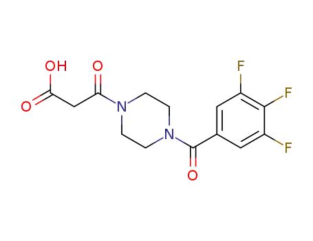 3-oxo-3-[4-(3,4,5-trifluoro-benzoyl)-piperazin-1-yl]-propionic acid