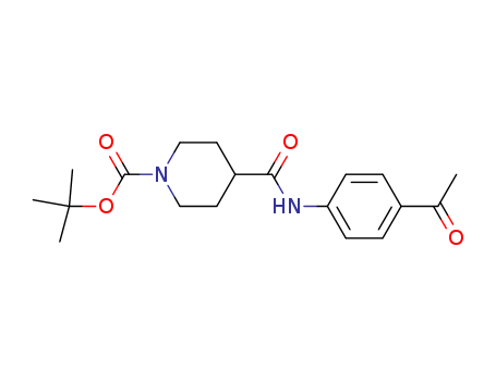 tert-butyl 4-((4-acetylphenylamino)carbamoyl)piperidine-1-carboxylate