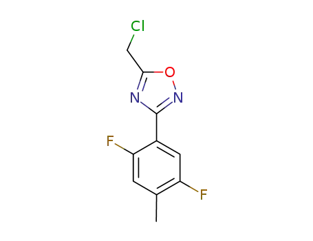 5-(chloromethyl)-3-(2,5-difluoro-4-methylphenyl)-1,2,4-oxadiazole