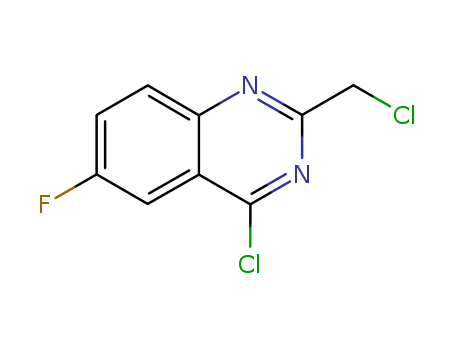 Quinazoline,4-chloro-2-(chloromethyl)-6-fluoro-