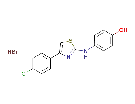 4-(4-(4-chlorophenyl)thiazol-2-ylamino)phenol hydrobromide