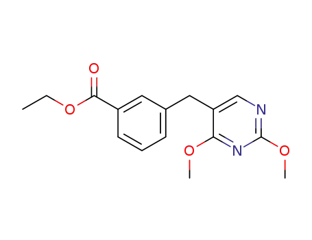 3-(2,4-dimethoxypyrimidin-5-ylmethyl)benzoic acid ethyl ester