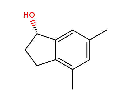 Molecular Structure of 1202578-16-2 ((1S)-4,6-dimethylindan-1-ol)