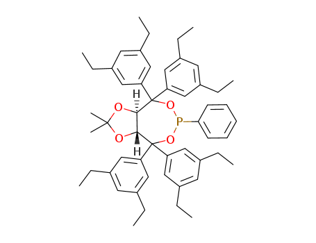 (3aR,8aR)-(-)-4,4,8,8-Tetrakis(3,5-diethylphenyl)tetrahydro-2,2-dimethyl-6-phenyl-1,3-dioxolo[4,5-e]dioxaphosphepin