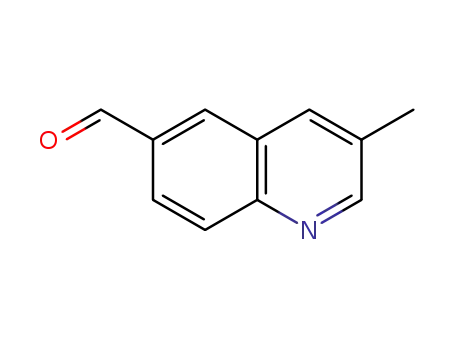 Molecular Structure of 409346-80-1 (3-methylquinoline-6-carbaldehyde)