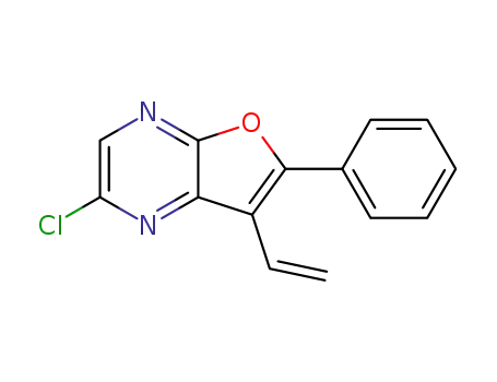 2-chloro-6-phenyl-7-vinyl-furo[2,3-b]pyrazine