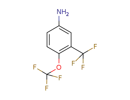 Molecular Structure of 104678-68-4 (5-AMINO-2-(TRIFLUOROMETHOXY)BENZOTRIFLUORIDE)