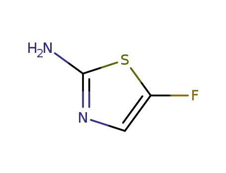 Molecular Structure of 64588-82-5 (5-fluorothiazol-2-amine)