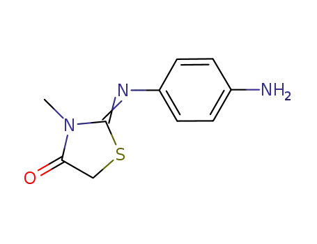 2-(4-aminophenylimino)-3-methylthiazolidin-4-one