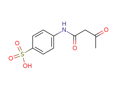 Molecular Structure of 6199-95-7 (4-(3-Oxobutanamido)benzenesulfonic acid)