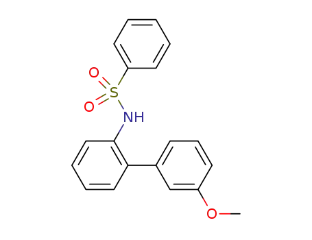 Molecular Structure of 1283746-90-6 (2-benzenesulfonylamido-3'-methoxybiphenyl)
