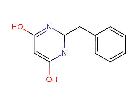 Molecular Structure of 3740-83-8 (2-BENZYLPYRIMIDINE-4,6-DIOL)