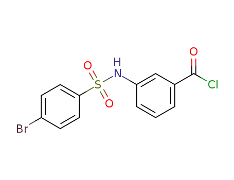 3-(4-bromophenylsulfonamido)benzoyl chloride
