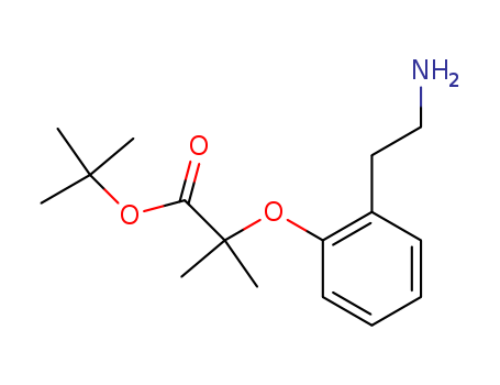 Propanoic acid, 2-[2-(2-aminoethyl)phenoxy]-2-methyl-,  1,1-dimethylethyl ester