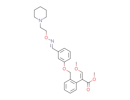 (E)-methyl 3-methoxy-2-(2-((3-((E)-(2-(piperidin-1-yl)ethoxyimino)methyl)-phenoxy)methyl)phenyl)acrylate