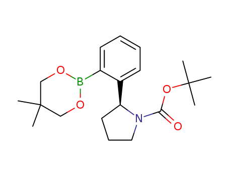 (S)-tert-butyl 2-(2-(5,5-dimethyl-1,3,2-dioxaborinan-2-yl)phenyl)pyrrolidine-1-carboxylate