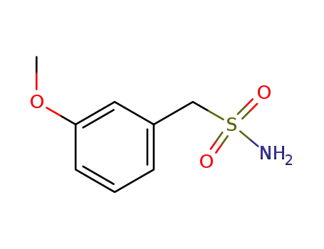 Molecular Structure of 89782-90-1 ((3-Methoxyphenyl)methanesulfonamide)
