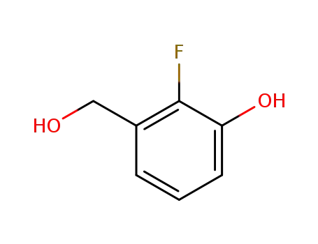Molecular Structure of 960001-66-5 (2-Fluoro-3-(hydroxymethyl)phenol)