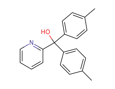 Molecular Structure of 5467-89-0 (bis(4-methylphenyl)-pyridin-2-yl-methanol)