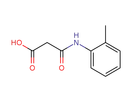 Molecular Structure of 78987-20-9 (3-[(2-METHYLPHENYL)AMINO]-3-OXOPROPANOIC ACID)