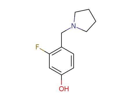 3-Fluoro-4-(pyrrolidin-1-ylmethyl)phenol