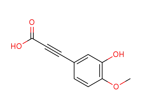 3-(3-hydroxy-4-methoxyphenyl)prop-2-yn-1-oic acid
