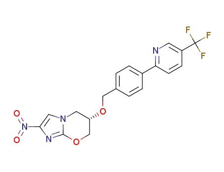 (6S)-2-nitro-6-({4-[5-(trifluoromethyl)-2-pyridinyl]benzyl}oxy)-6,7-dihydro-5H-imidazo[2,1-b][1,3]oxazine