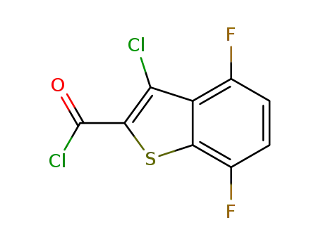 Benzo[b]thiophene-2-carbonyl chloride, 3-chloro-4,7-difluoro-