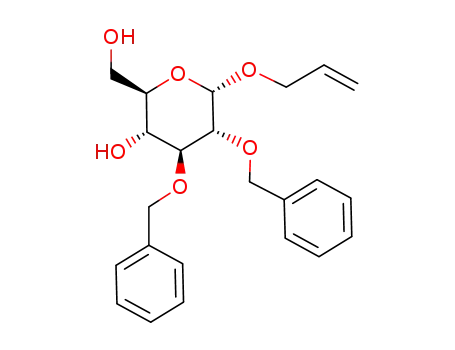 Molecular Structure of 87326-32-7 (ALLYL-2,3-DI-O-BENZYL-ALPHA-D-GLUCOPYRANOSIDE)