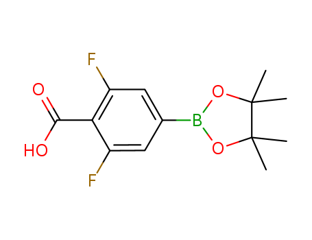 2,6-Difluoro-4-(4,4,5,5-tetramethyl-1,3,2-dioxaborolan-2-yl)benzoic acid