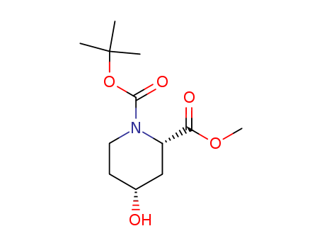 1-(tert-butyl) 2-methyl (2S,4R)-4-hydroxypiperidine-1,2-dicarboxylate