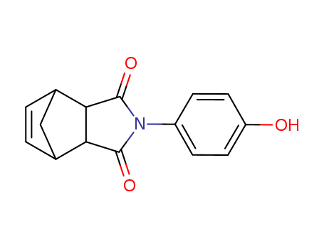 4,7-Methano-1H-isoindole-1,3(2H)-dione,
3a,4,7,7a-tetrahydro-2-(4-hydroxyphenyl)-