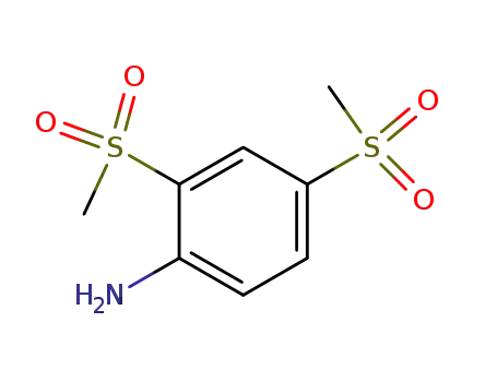 Benzenamine, 2,4-bis(methylsulfonyl)-