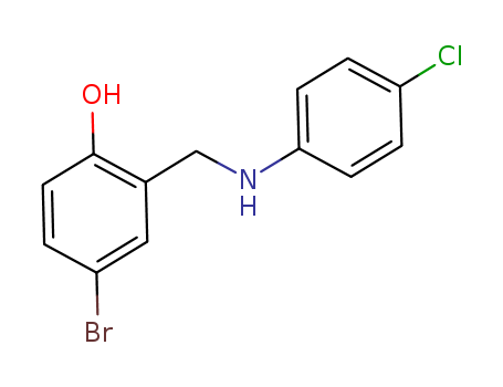 4-BROMO-2-[(4-CHLOROANILINO)METHYL]BENZENOL