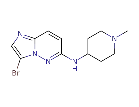 3-bromo-N-(1-methylpiperidin-4-yl)imidazo[1,2-b]pyridazin-6-amine