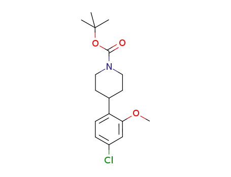tert-butyl 4-(4-chloro-2-methoxyphenyl)piperidine-1-carboxylate