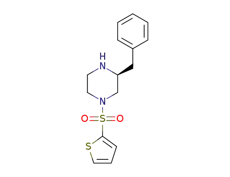 (3S)-3-benzyl-1-(2-thiophenylsulfonyl)piperazine