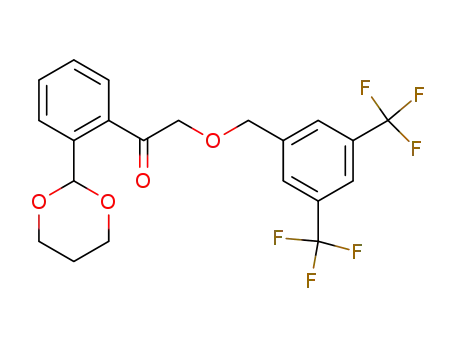 1-(2-(1,3-dioxan-2-yl)phenyl)-2-(3,5-bis(trifluoromethyl)benzyloxy)ethanone