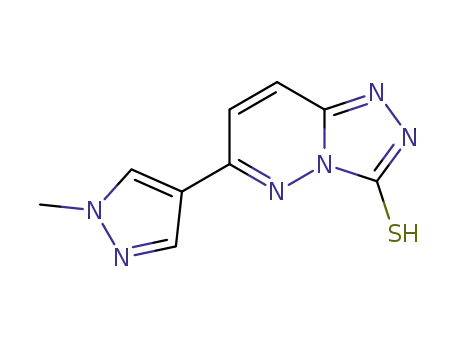 6-(1-methyl-1H-pyrazol-4-yl)-[1,2,4]triazolo[4,3-b]pyridazine-3-thiol
