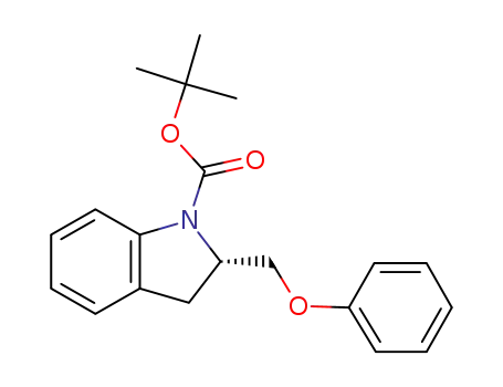 (S)-2-Phenoxymethyl-2,3-dihydro-indole-1-carboxylic acid tert-butyl ester