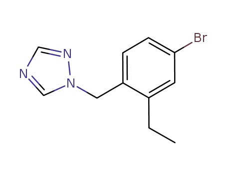 1H-1,2,4-Triazole, 1-[(4-bromo-2-ethylphenyl)methyl]-