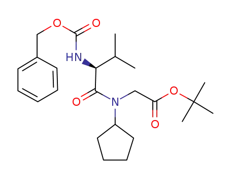 benzyloxycarbonyl-L-valyl-N-cyclopentylglycine t-butyl ester