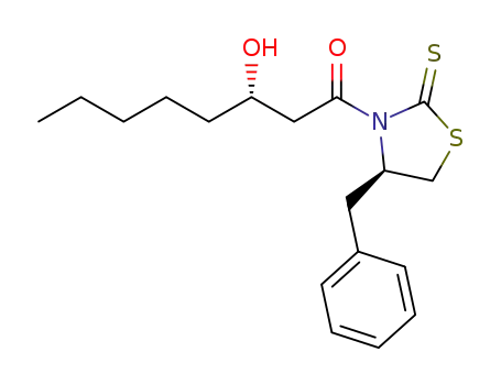 (S)-1-((R)-4-benzyl-2-thioxo-thiazolidin-3-yl)-3-hydroxyoctan-1-one