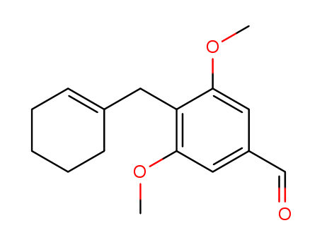 Benzaldehyde, 4-(1-cyclohexen-1-ylmethyl)-3,5-dimethoxy-