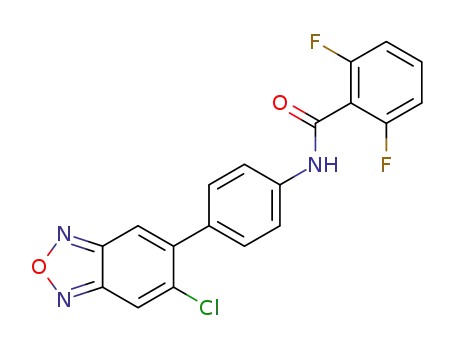 C<sub>19</sub>H<sub>10</sub>ClF<sub>2</sub>N<sub>3</sub>O<sub>2</sub>
